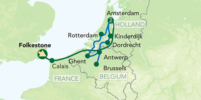 Dutch Cruise Map